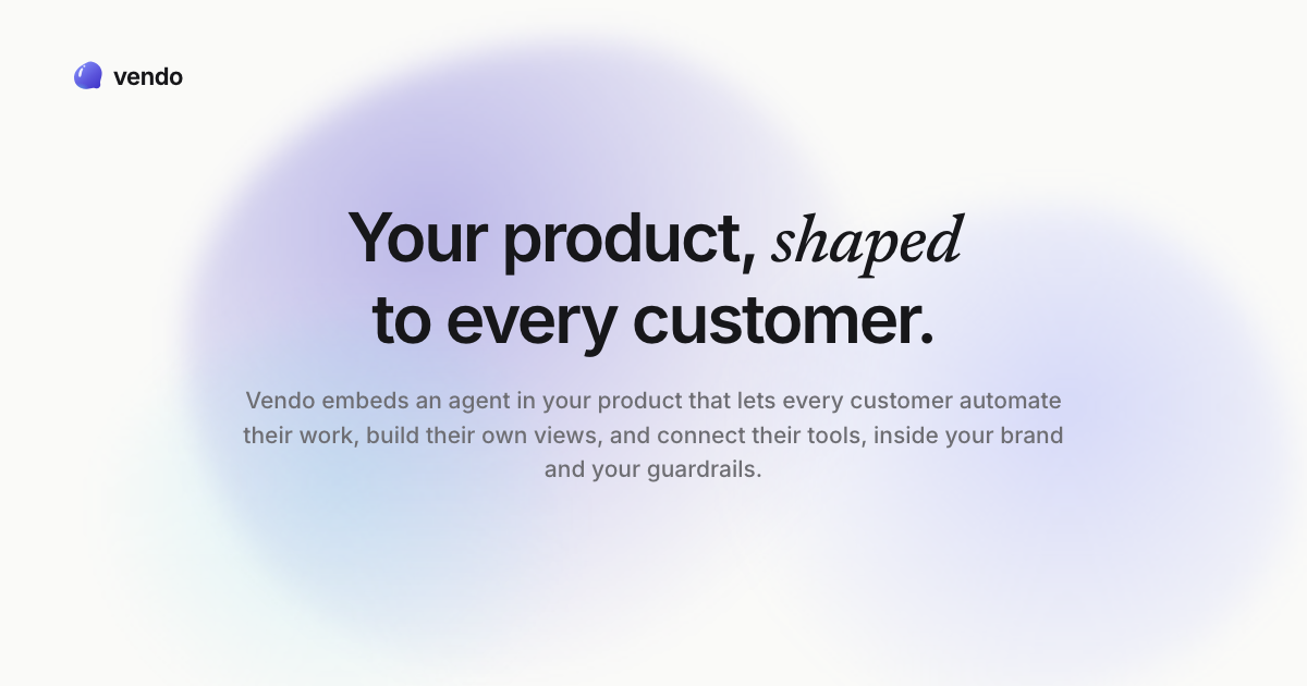 Vendo launches at YC (Summer 2026)
